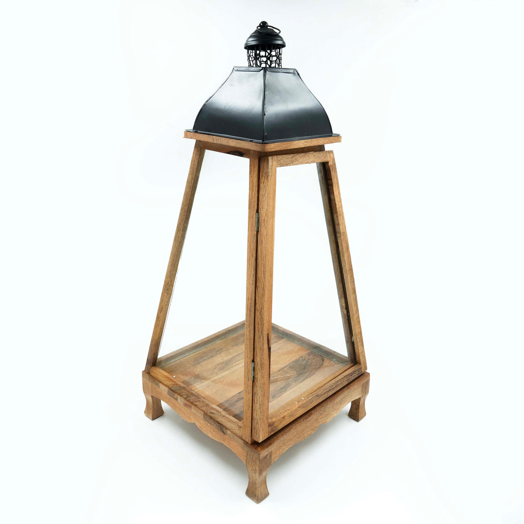 Metal Wood Lantern