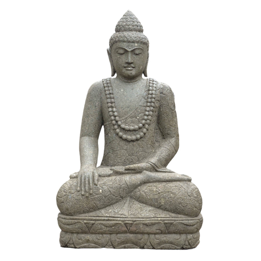 Sitting Buddha With Necklace