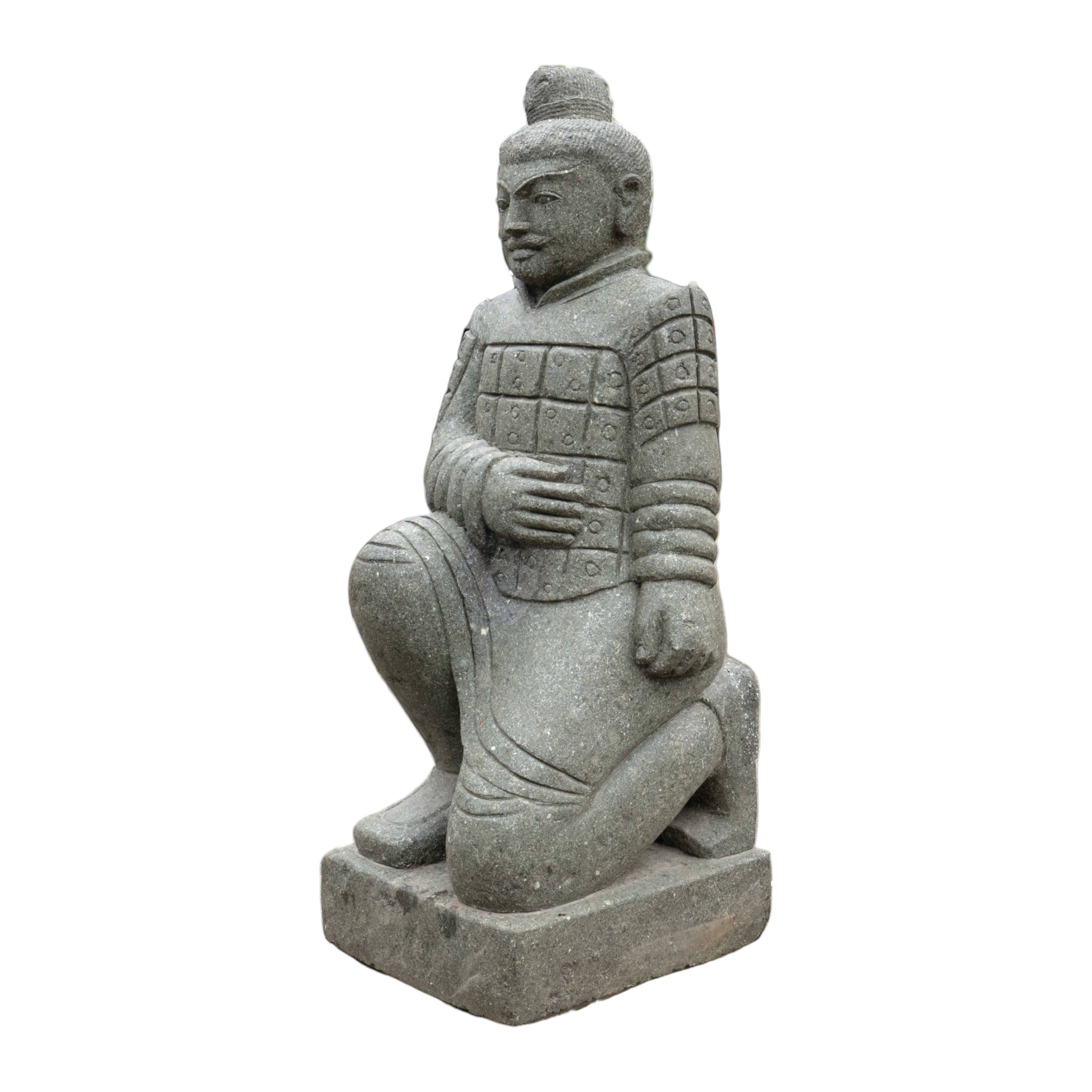 Sitting Army Sculpture