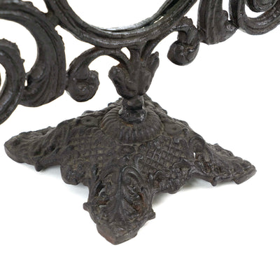 Cast Iron Mirror With Candle Stand
