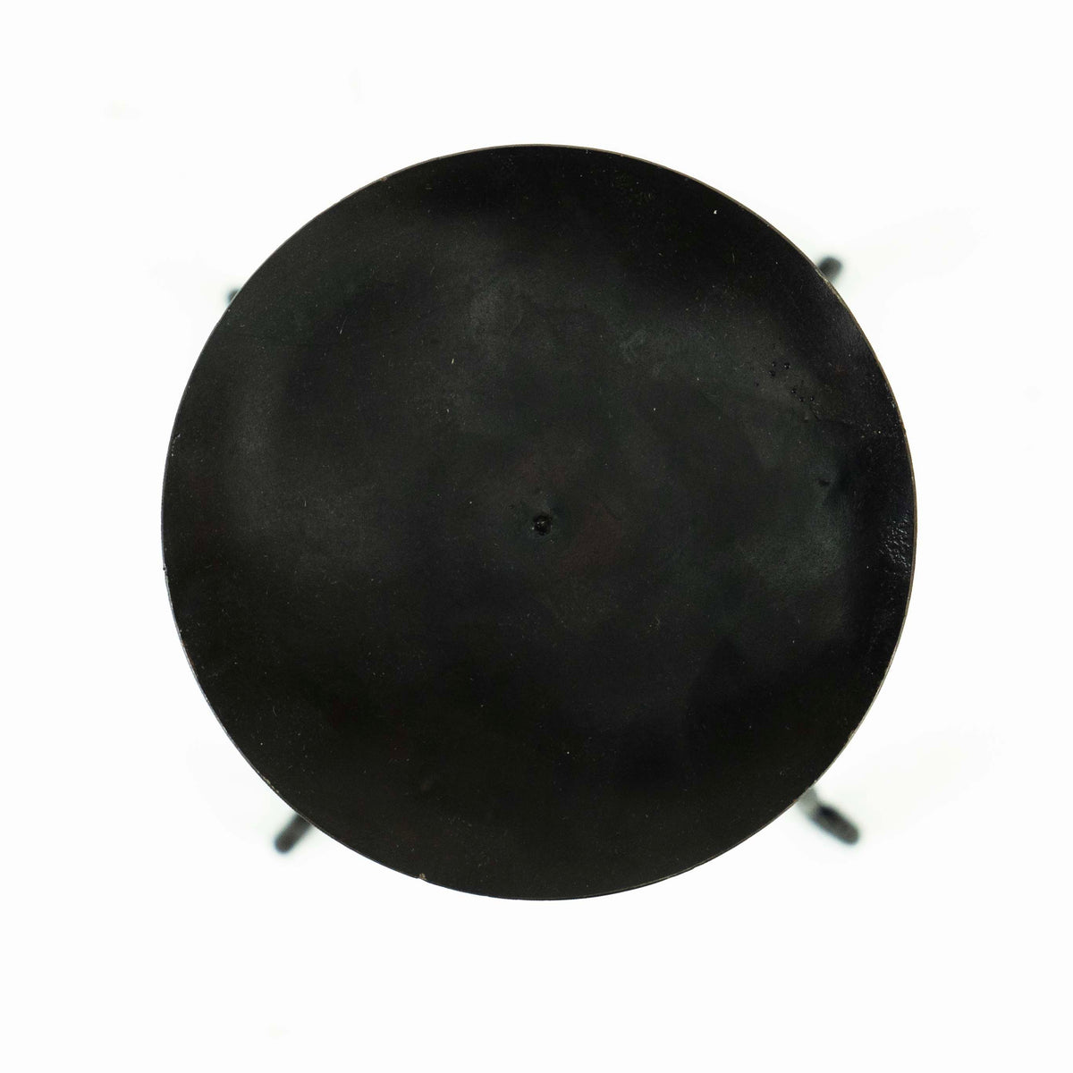 Cast iron candle holder