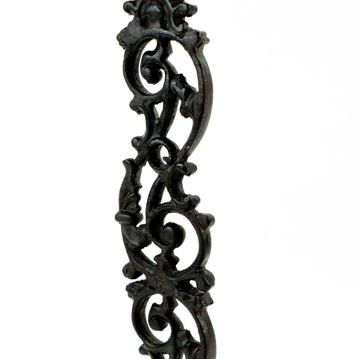 Cast iron candle holder