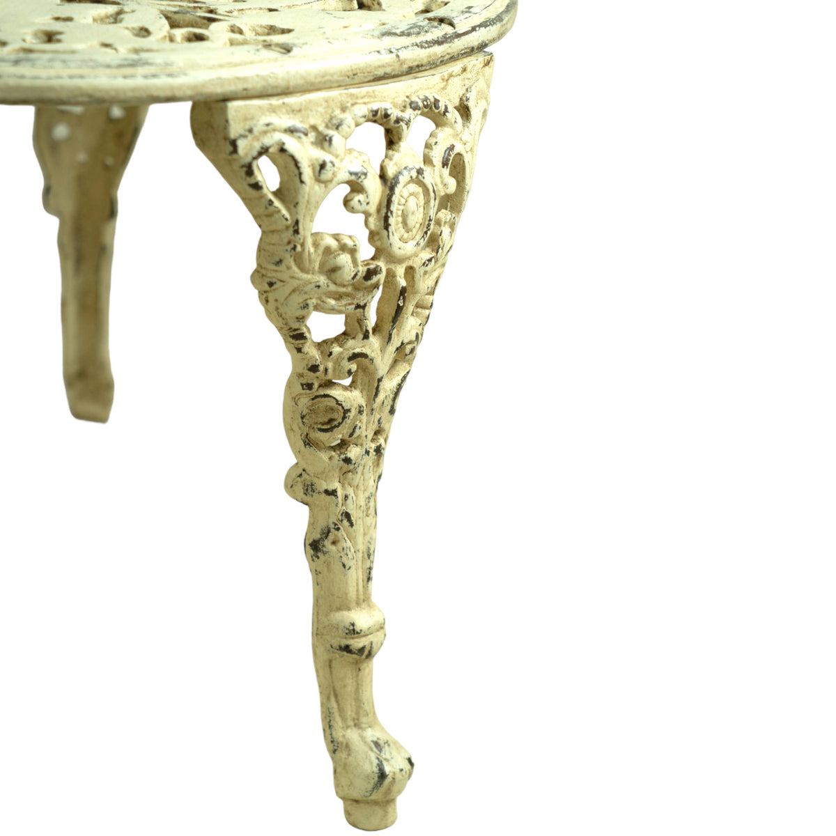 Cast Iron Coffee Table - White