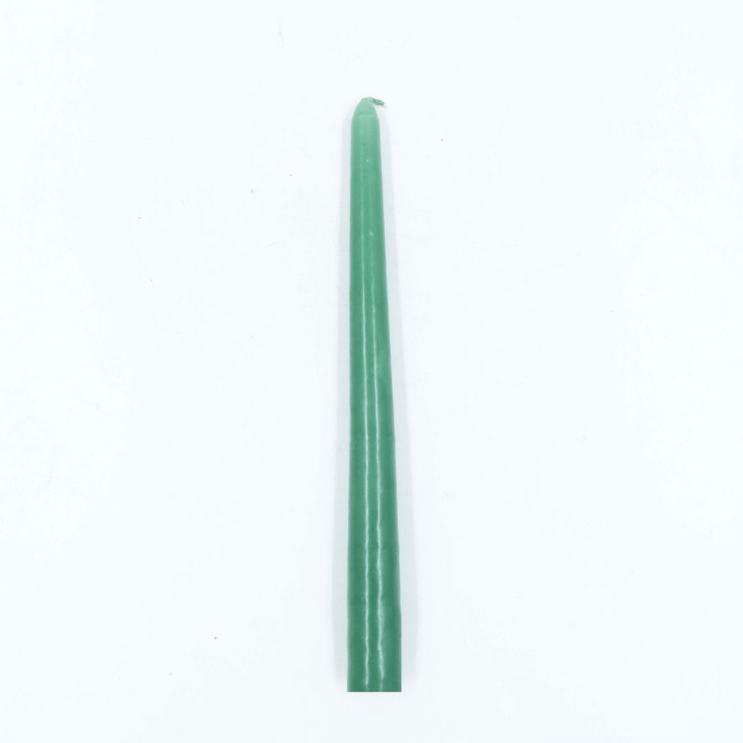Green Tapered Candle