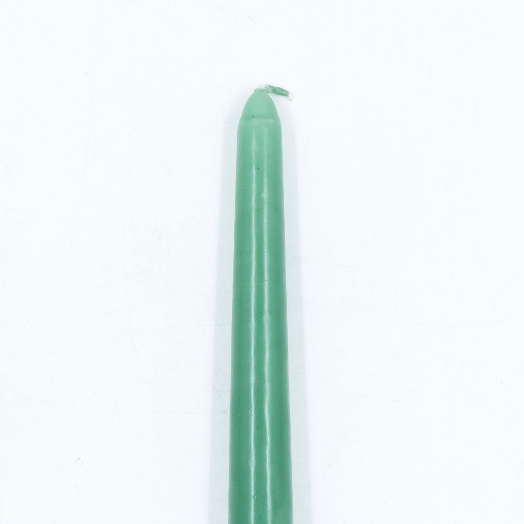 Green Tapered Candle