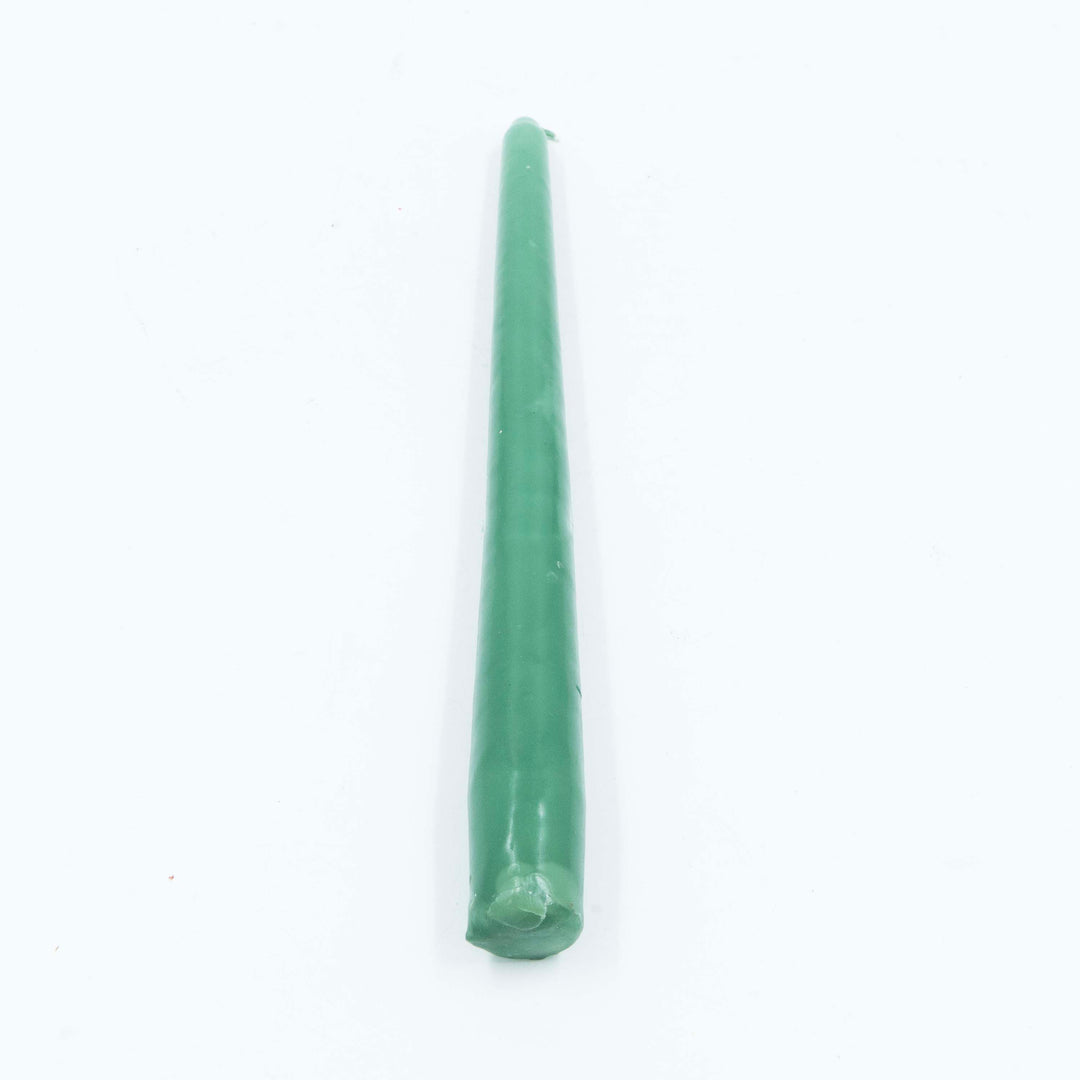 Green Tapered Candle