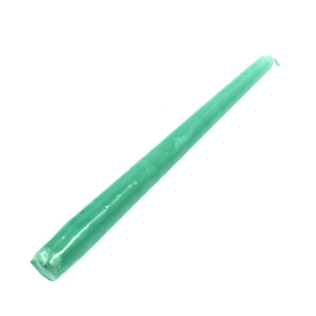 Green Tapered Candle