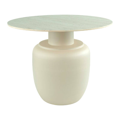 Ceramic Top Centre Table Metal Base (Set of 2)
