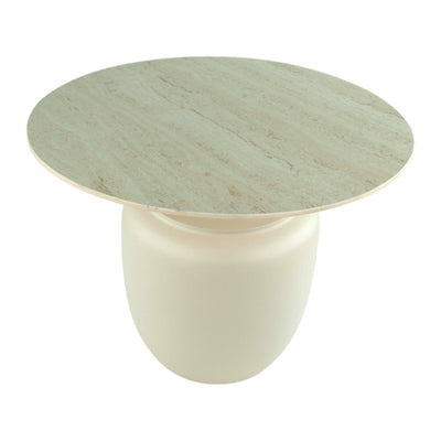 Ceramic Top Centre Table Metal Base (Set of 2)