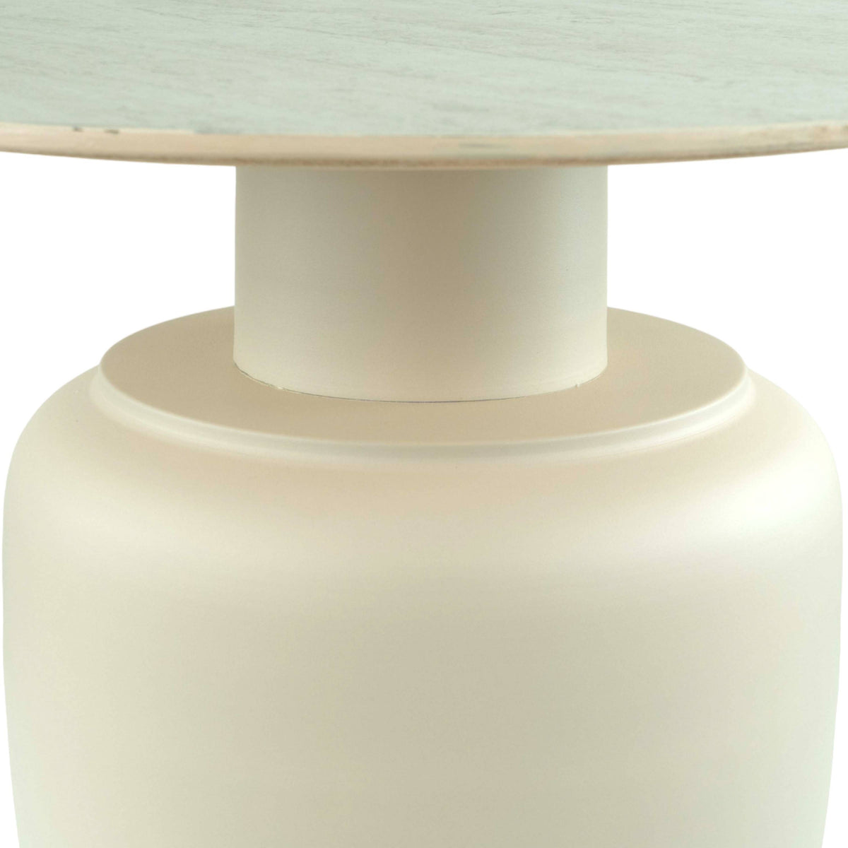 Ceramic Top Centre Table Metal Base (Set of 2)