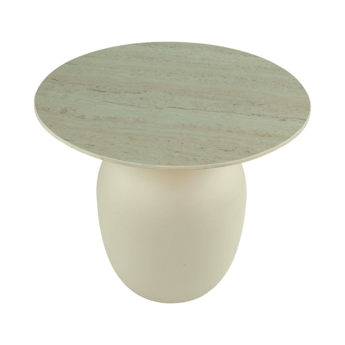 Ceramic Top Centre Table Metal Base (Set of 2)