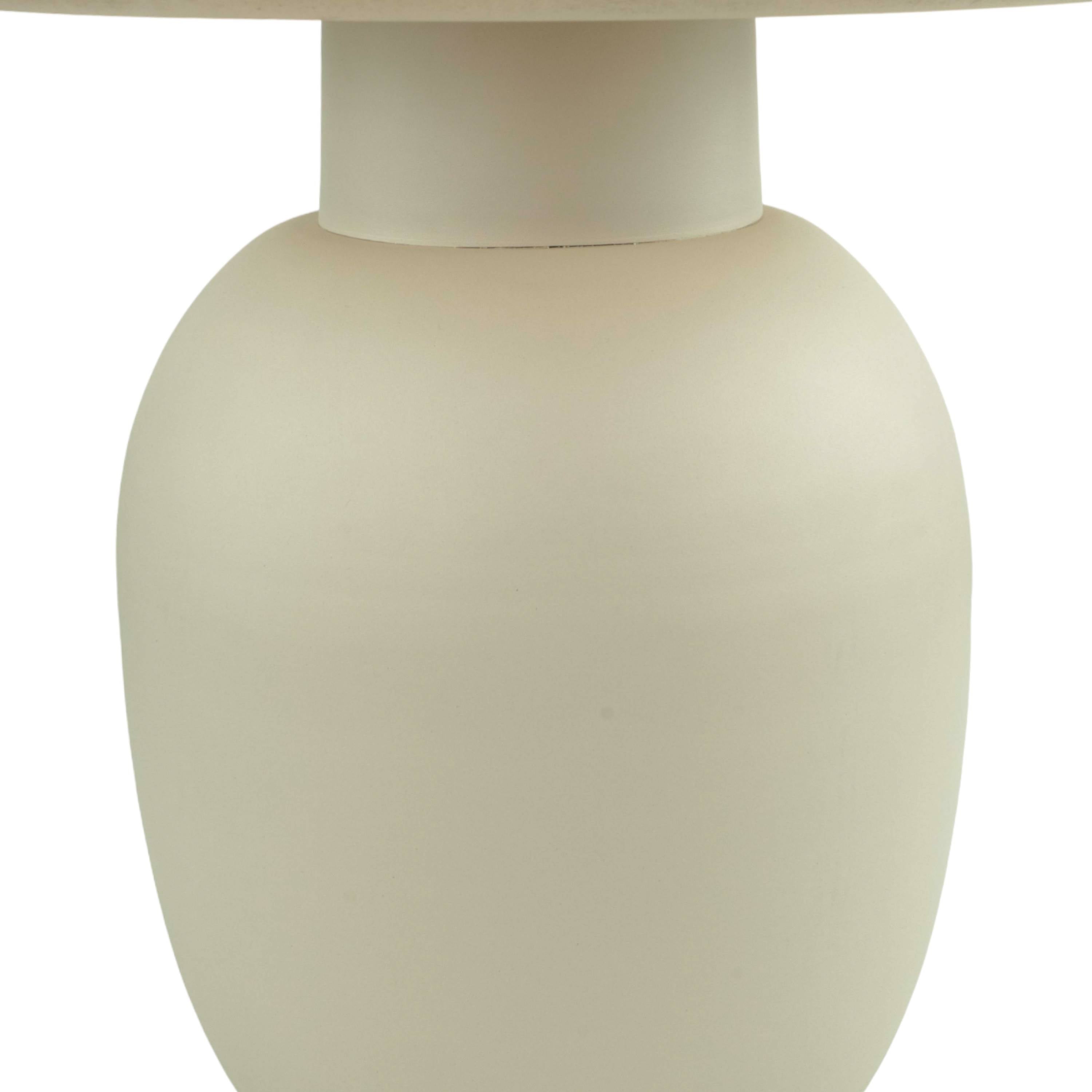 Ceramic Top Centre Table Metal Base (Set of 2)