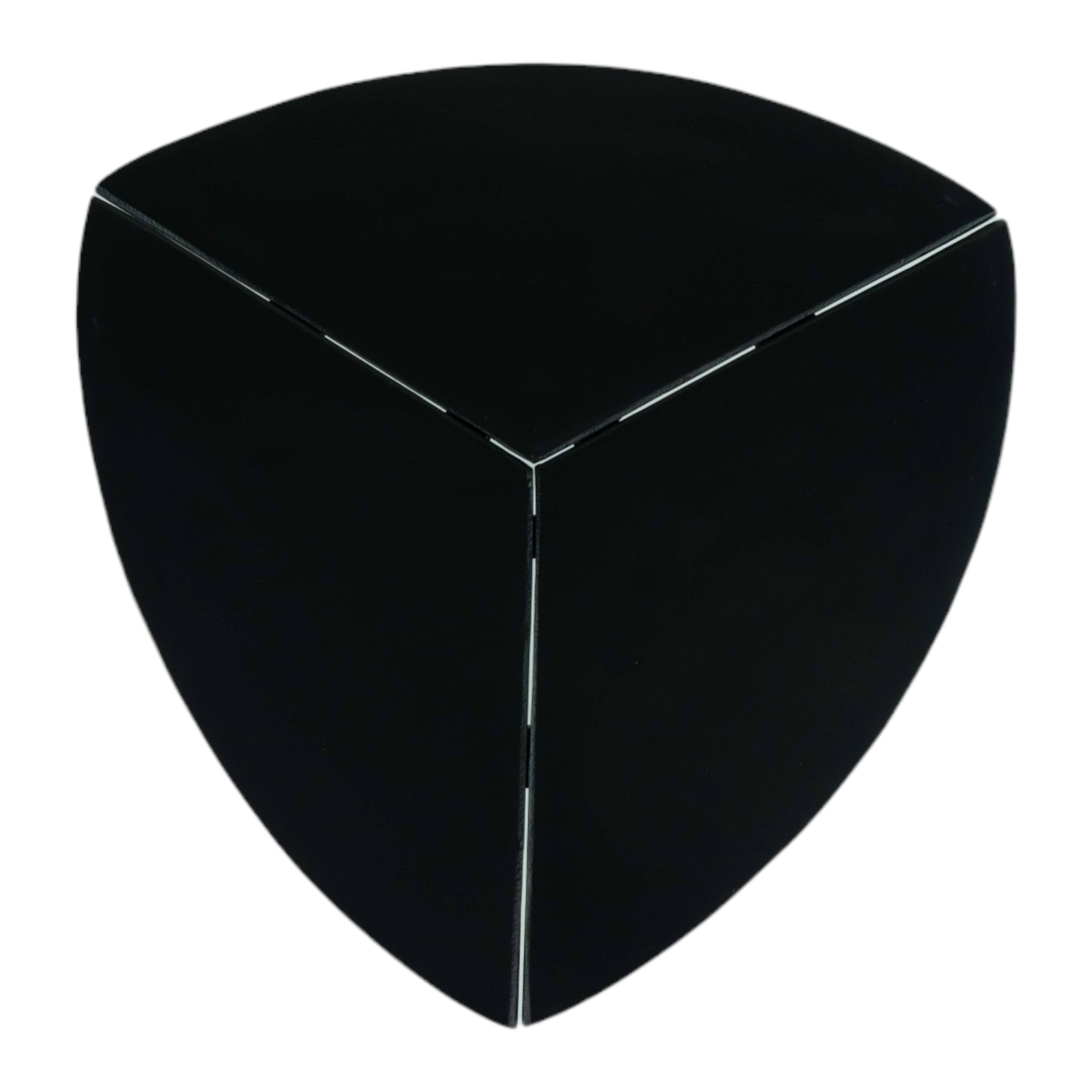 Triangular Centre Table Set Brass Antique (Set of 2)