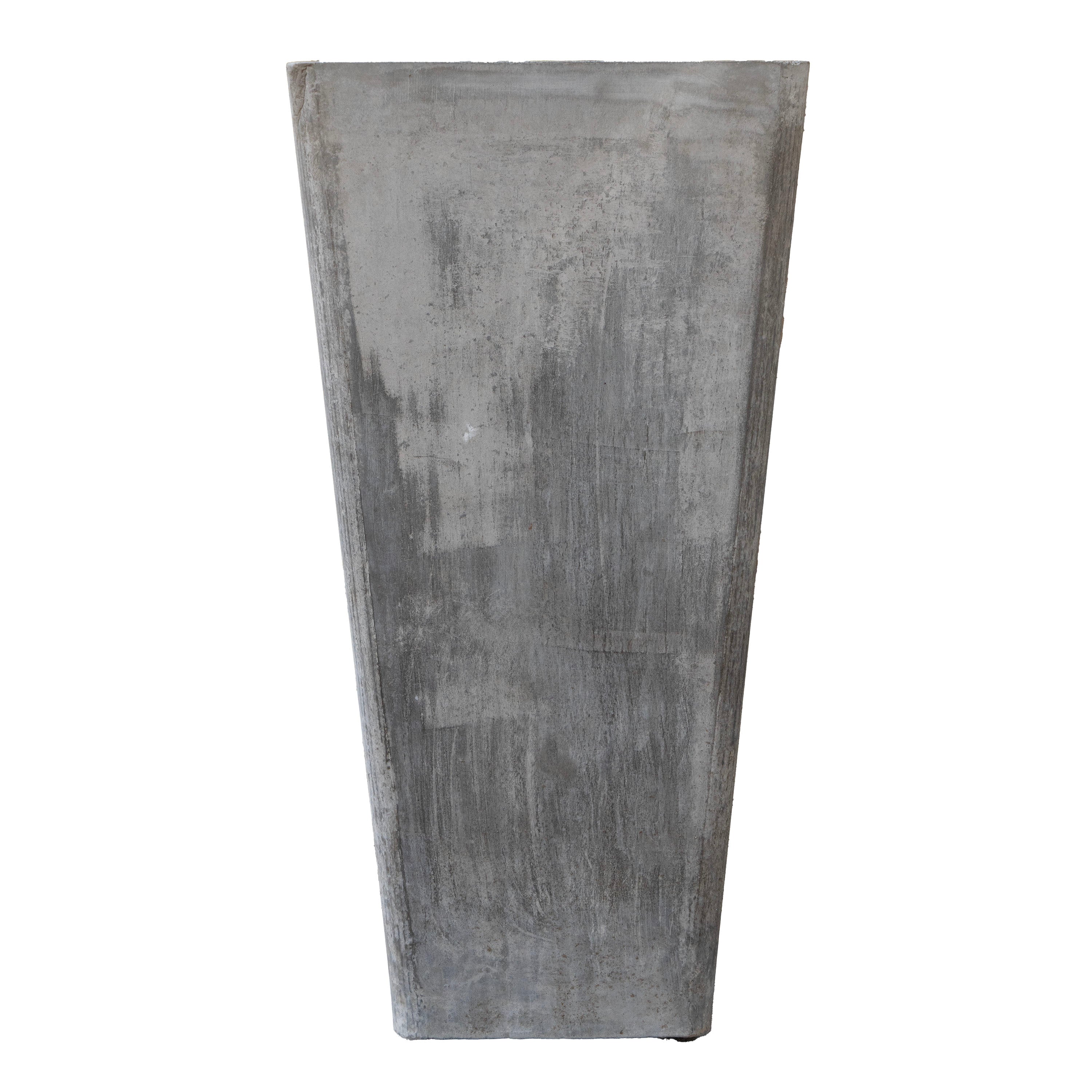 Grey Cone pot