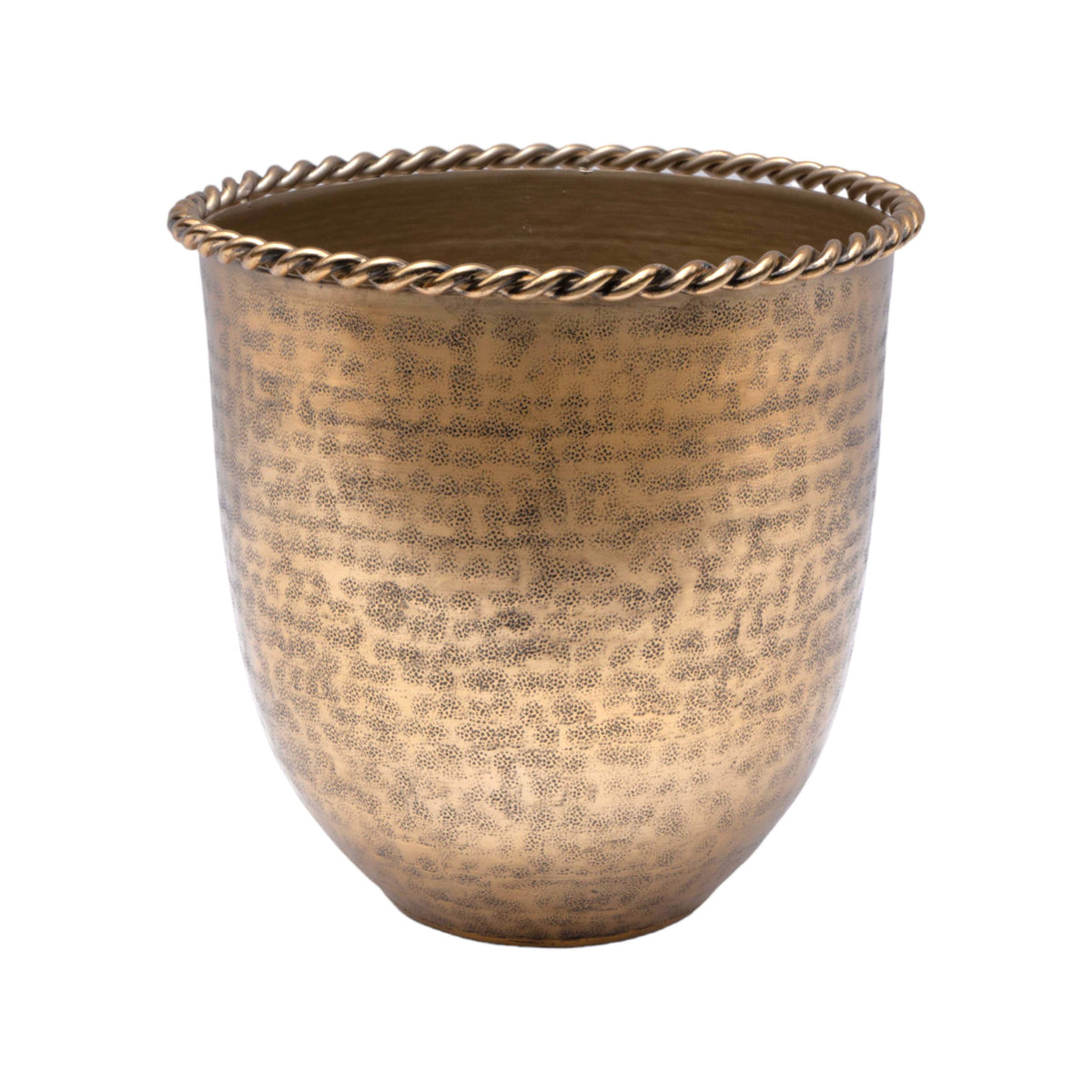 Pot Oblong Braided Rim