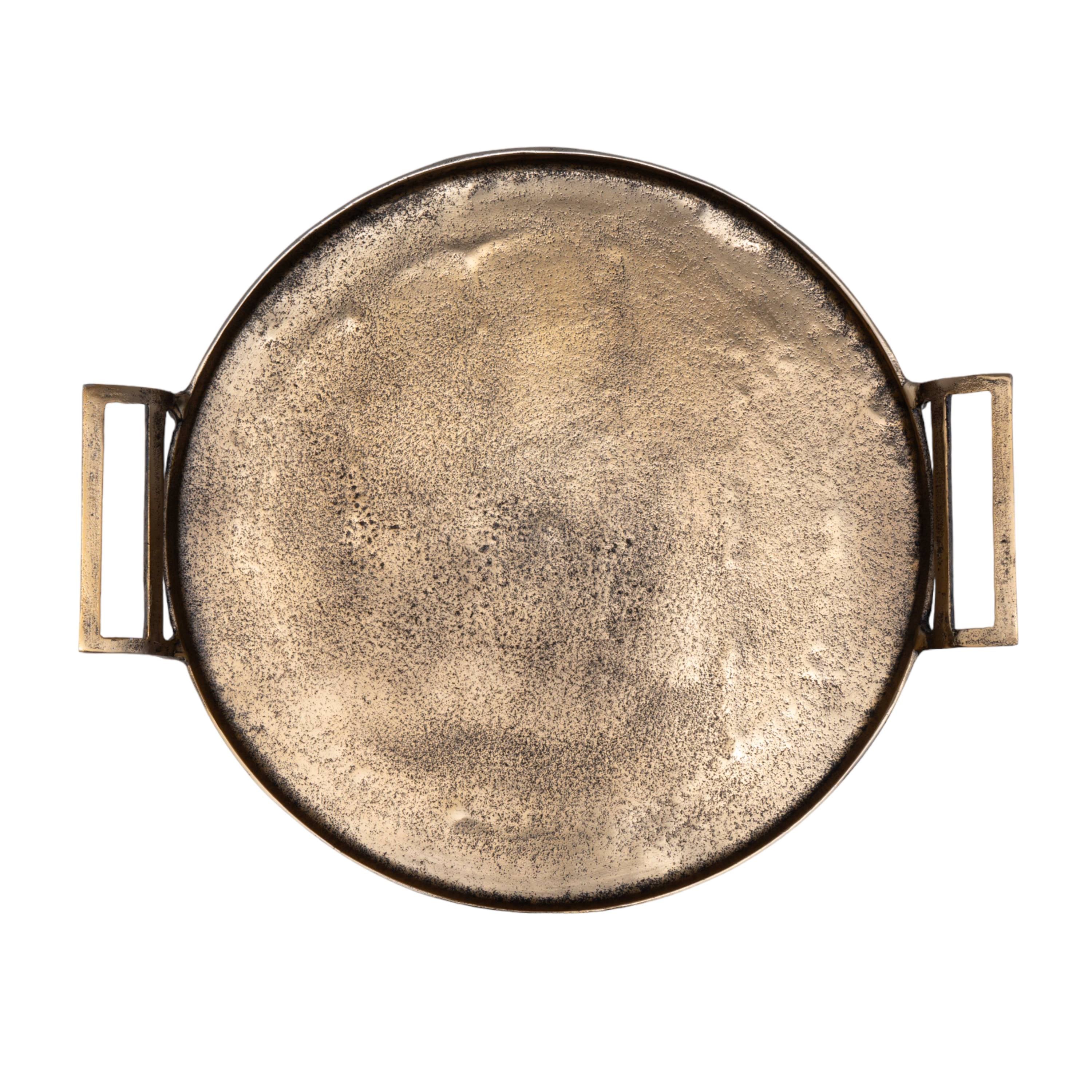 Round Tray Cast Aluminum