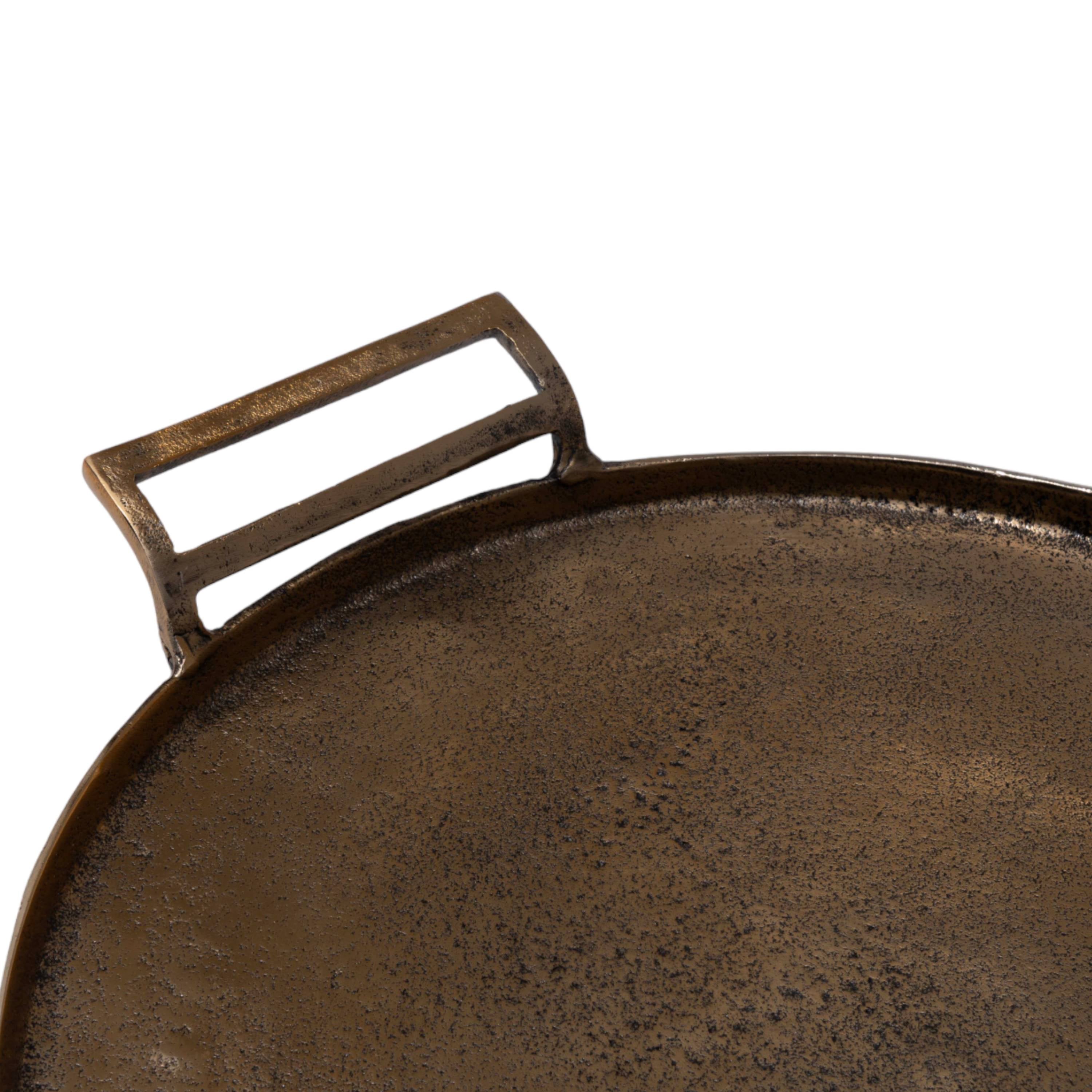Round Tray Cast Aluminum