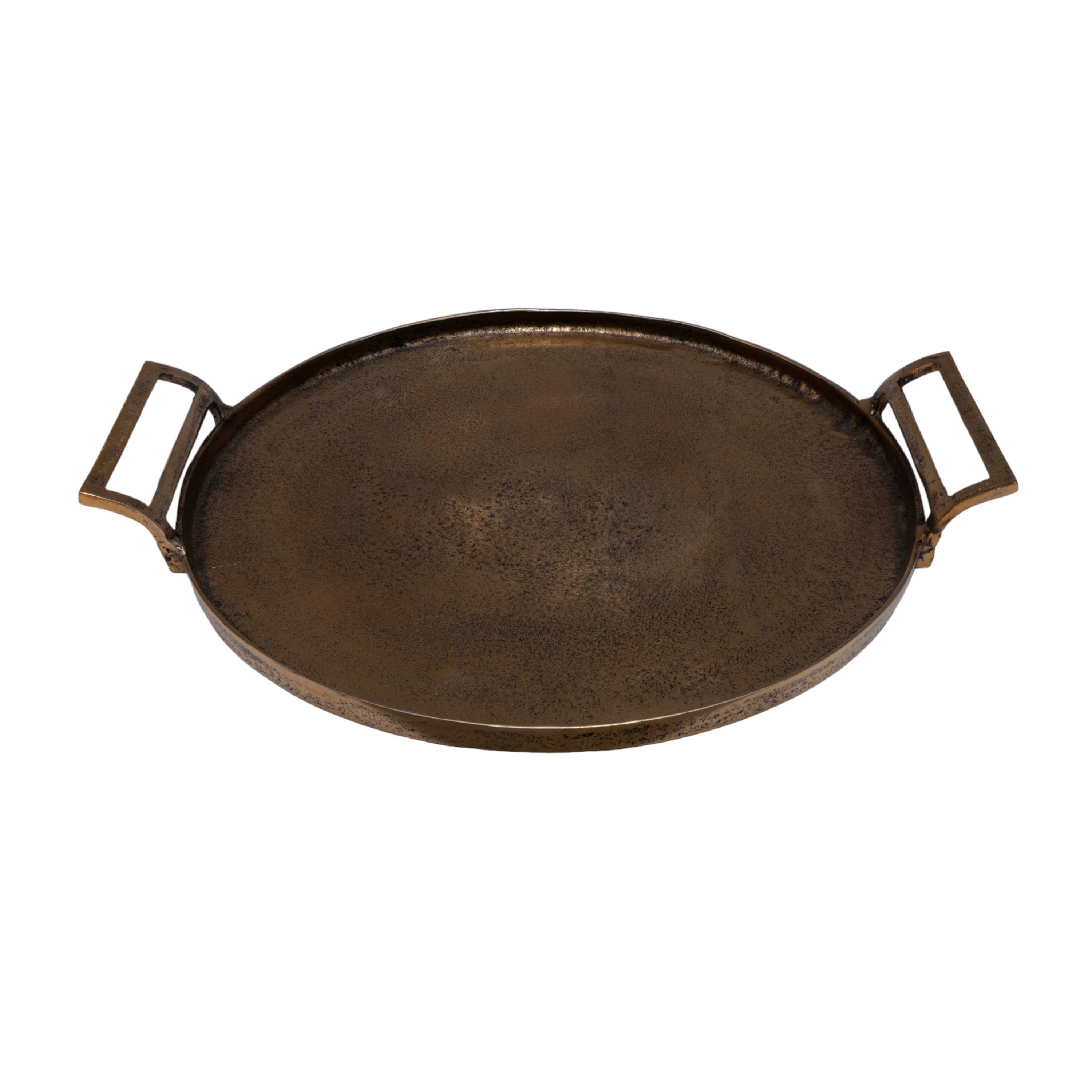 Round Tray Cast Aluminum