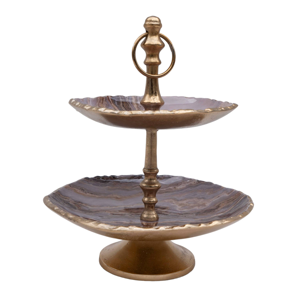 Cake Stand with Marble Effect