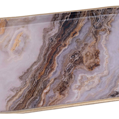 Serving Tray Marble Effect