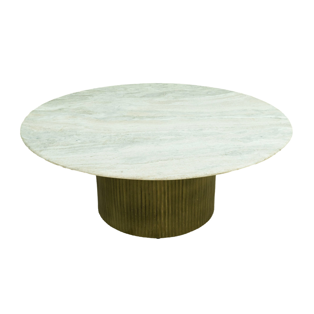 Marble Centre Table with Fluted