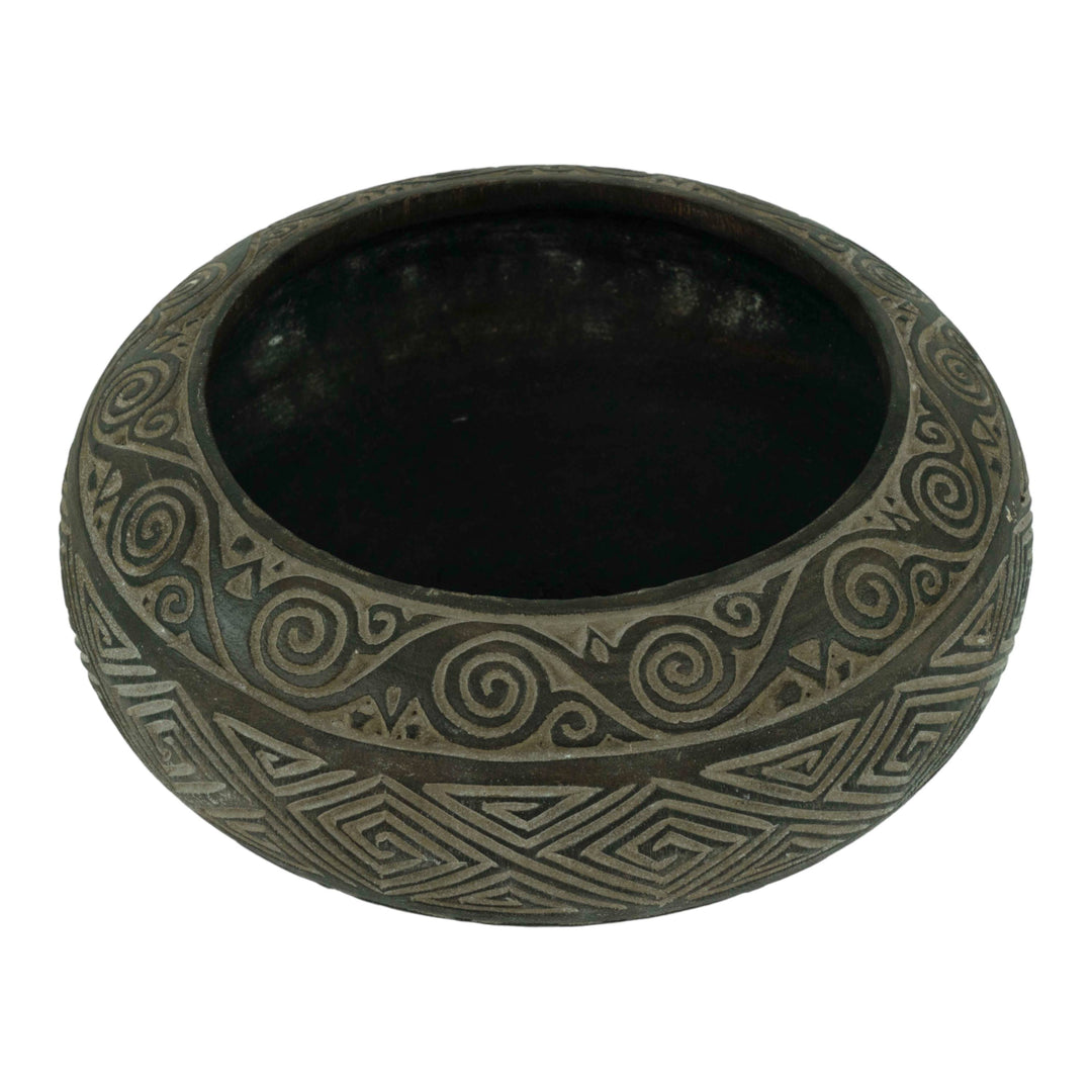 Wooden Bowl Etched