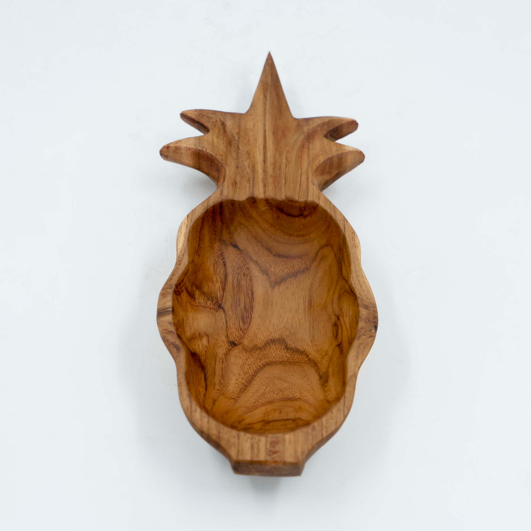 Pineapple Wooden Serving Bowl