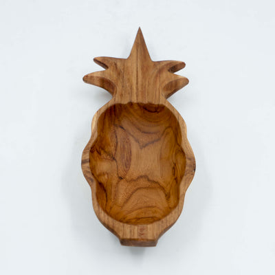 Pineapple Wooden Serving Bowl