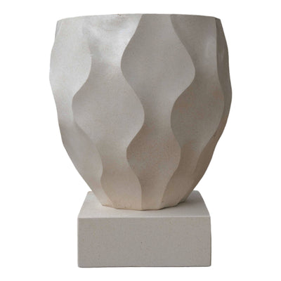 White Terazzo Pot