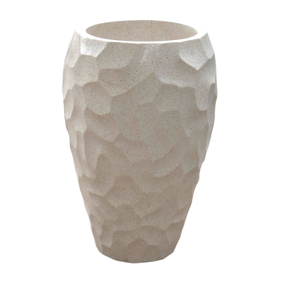 White Terazzo Pot