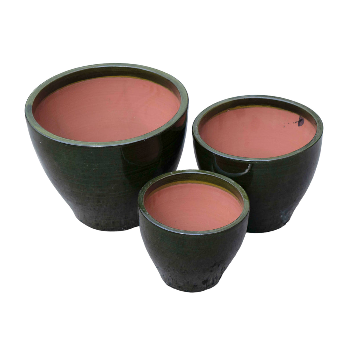 Round Antique Ceramic Pot