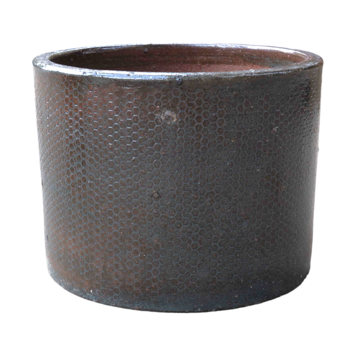 Round Antique Ceramic Pot
