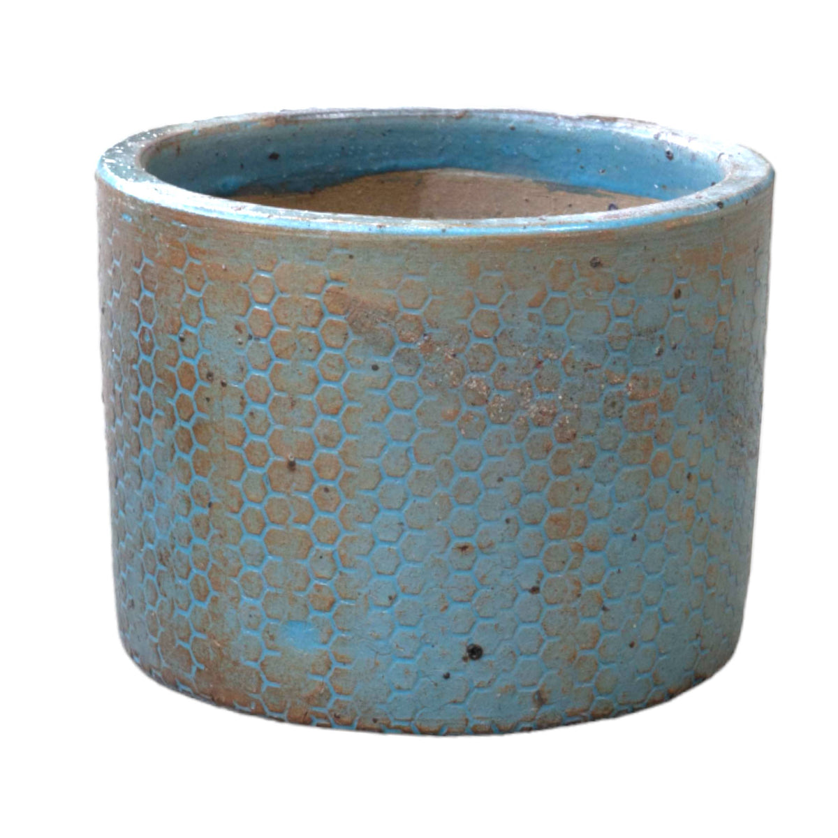 Round Antique Ceramic Pot