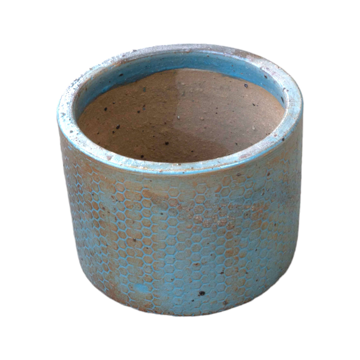 Round Antique Ceramic Pot