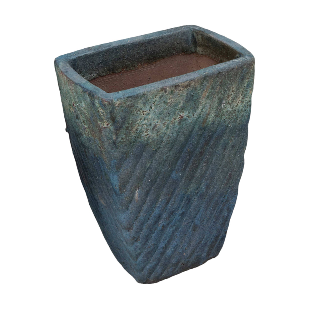 Fluted Diagonal Pot