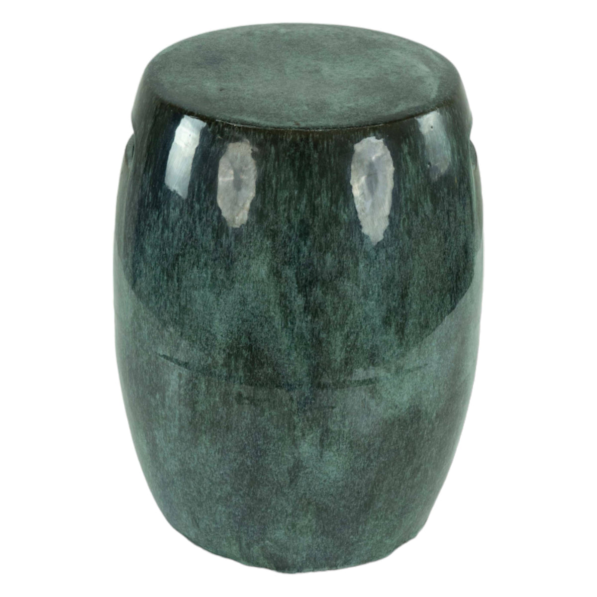 Ceramic Garden Pedestal Blue