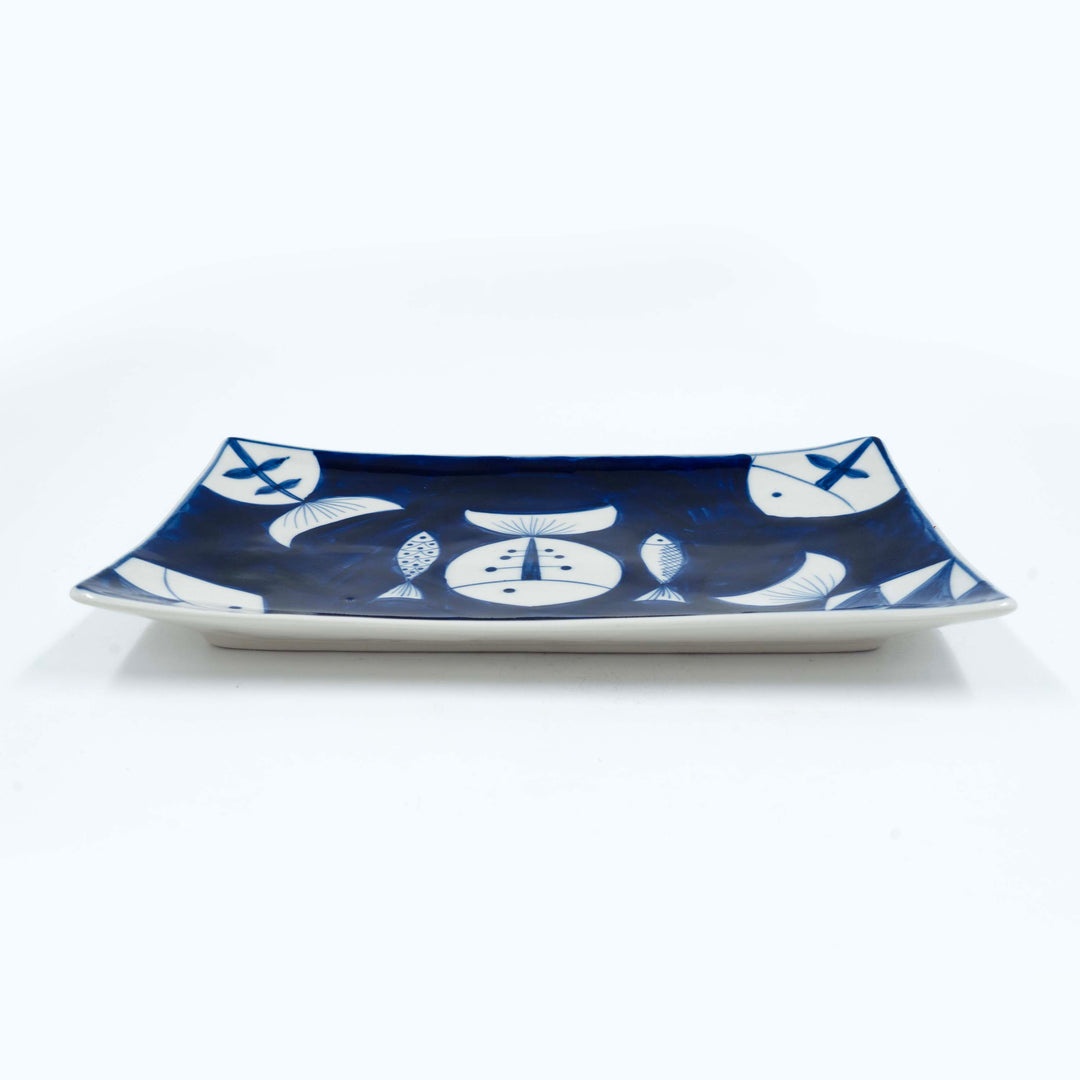 Aquatic Whimsy Rectangular Serving Tray