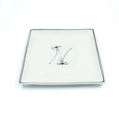 Dragonfly Square Dinner Plate