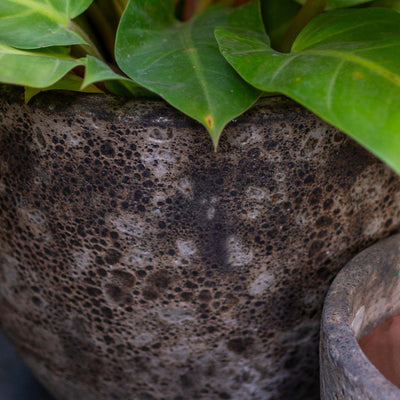 Atlantic Glazed Beige Pot