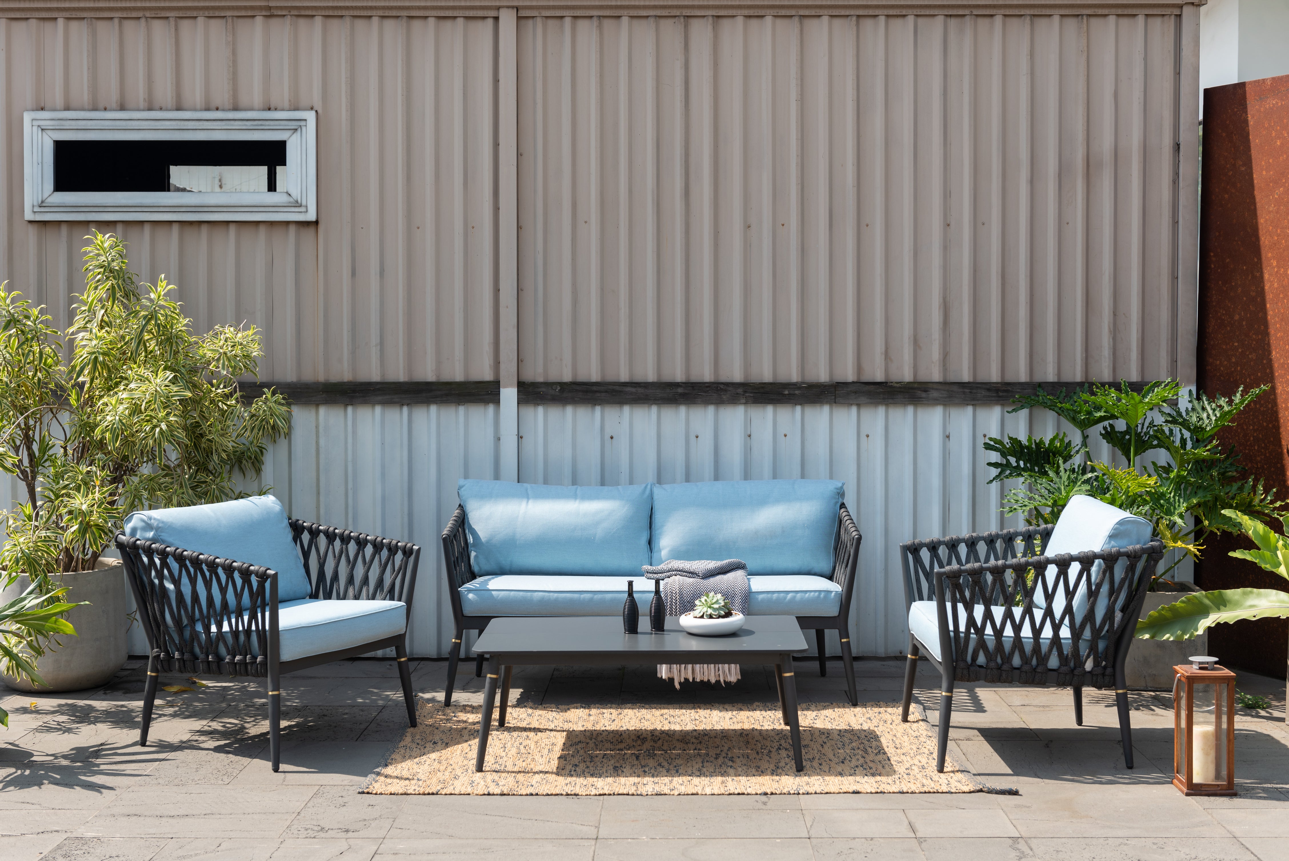 Buy Sofa Sets Ipanema Outdoor Sofa Set With Sofa Table 4Piece Set Shop at Beruru