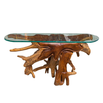 Ahvi Teak Wood Console Table - 5 Feet