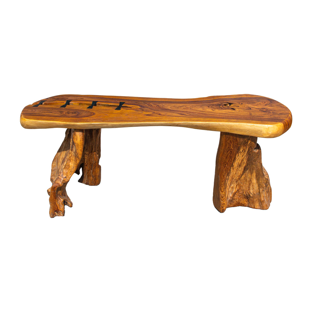 Ahvi Teak Wood Bench - 4 Feet