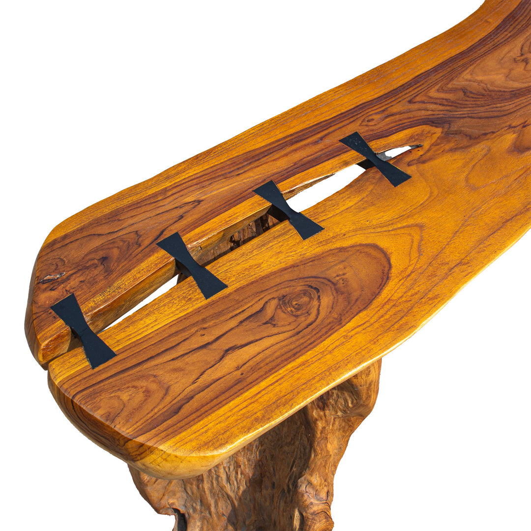 Ahvi Teak Wood Bench - 4 Feet