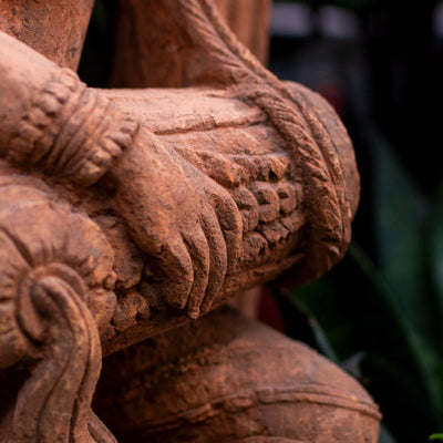 Dancing Tharini With Mridangam Sculpture