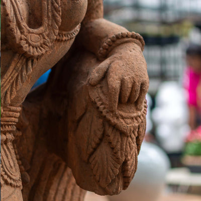 Dancing Tharini Under Tree Sculpture