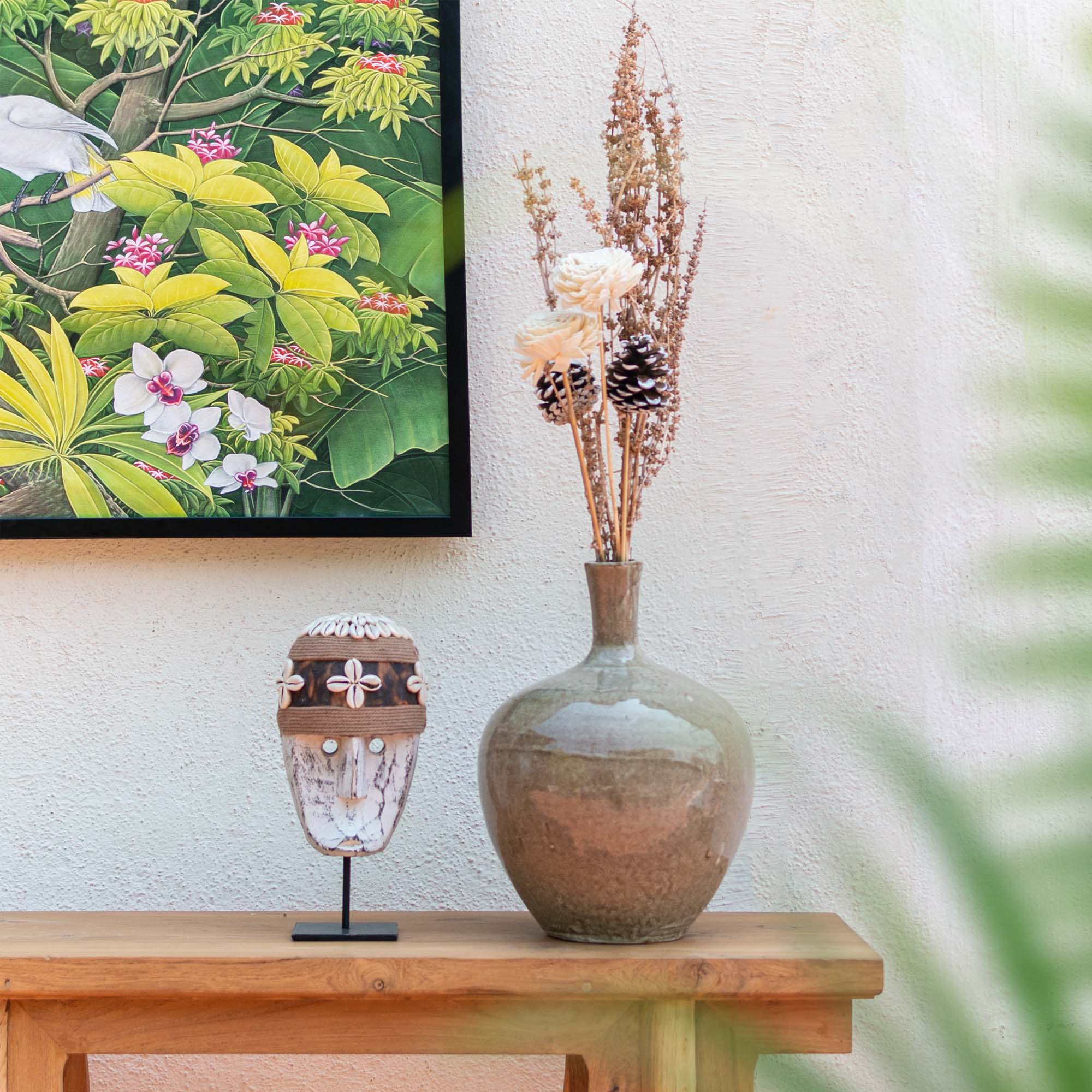 Dark Coffee Vase