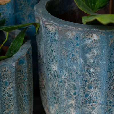 Mediterranean Ocean Round Pot