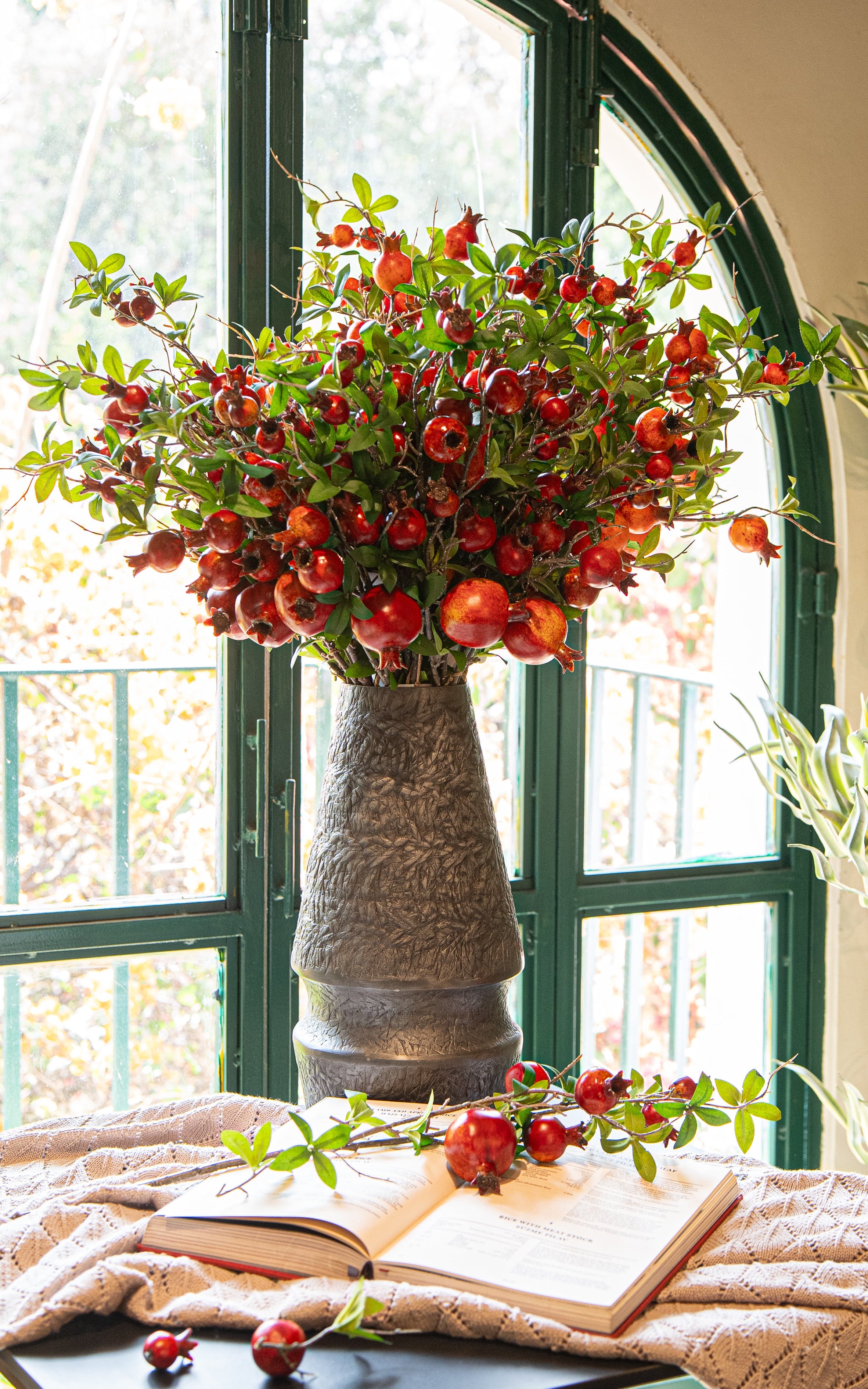 The Volcanic Sentinel Conical Vase