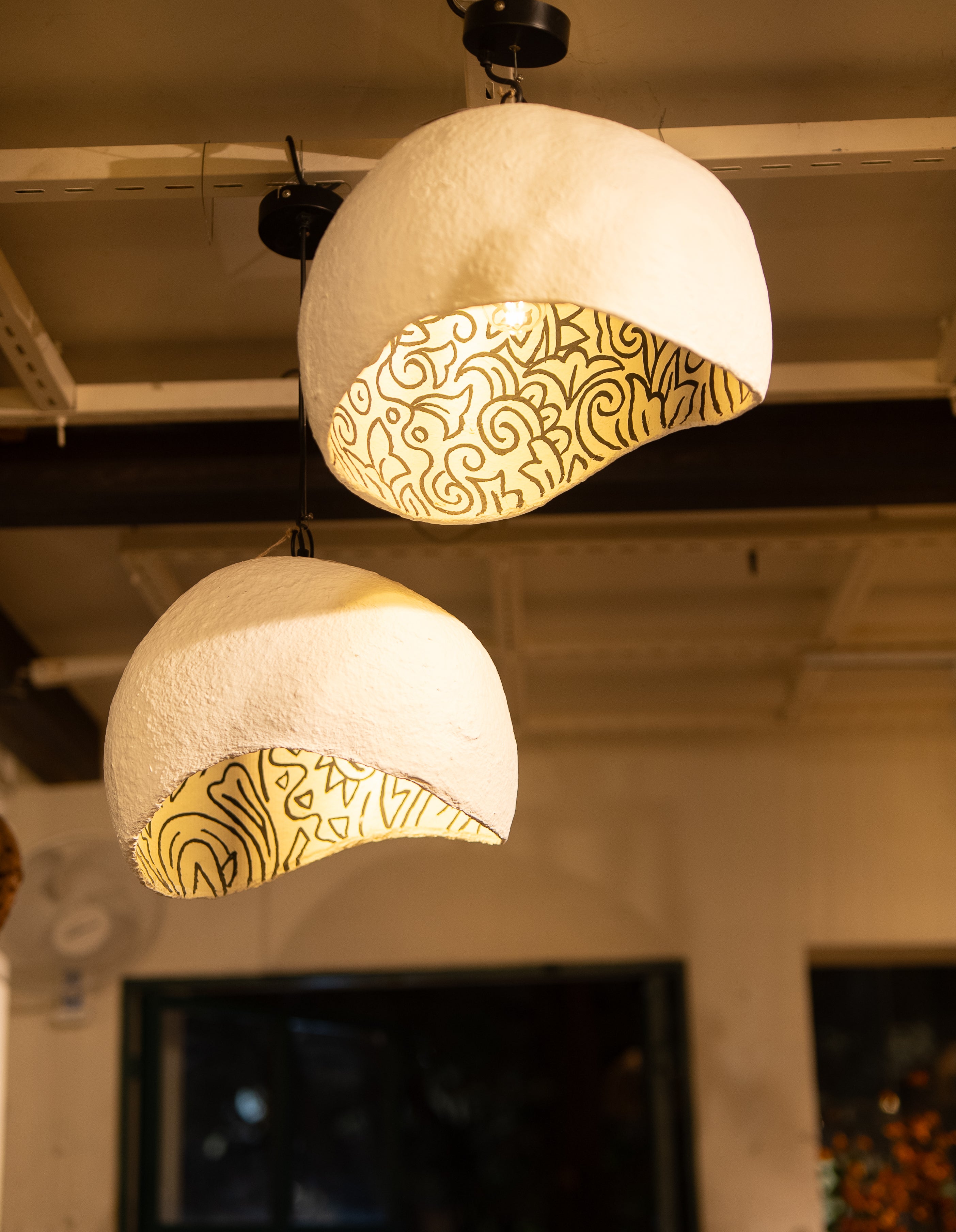Luna Dome Hanging Lamp