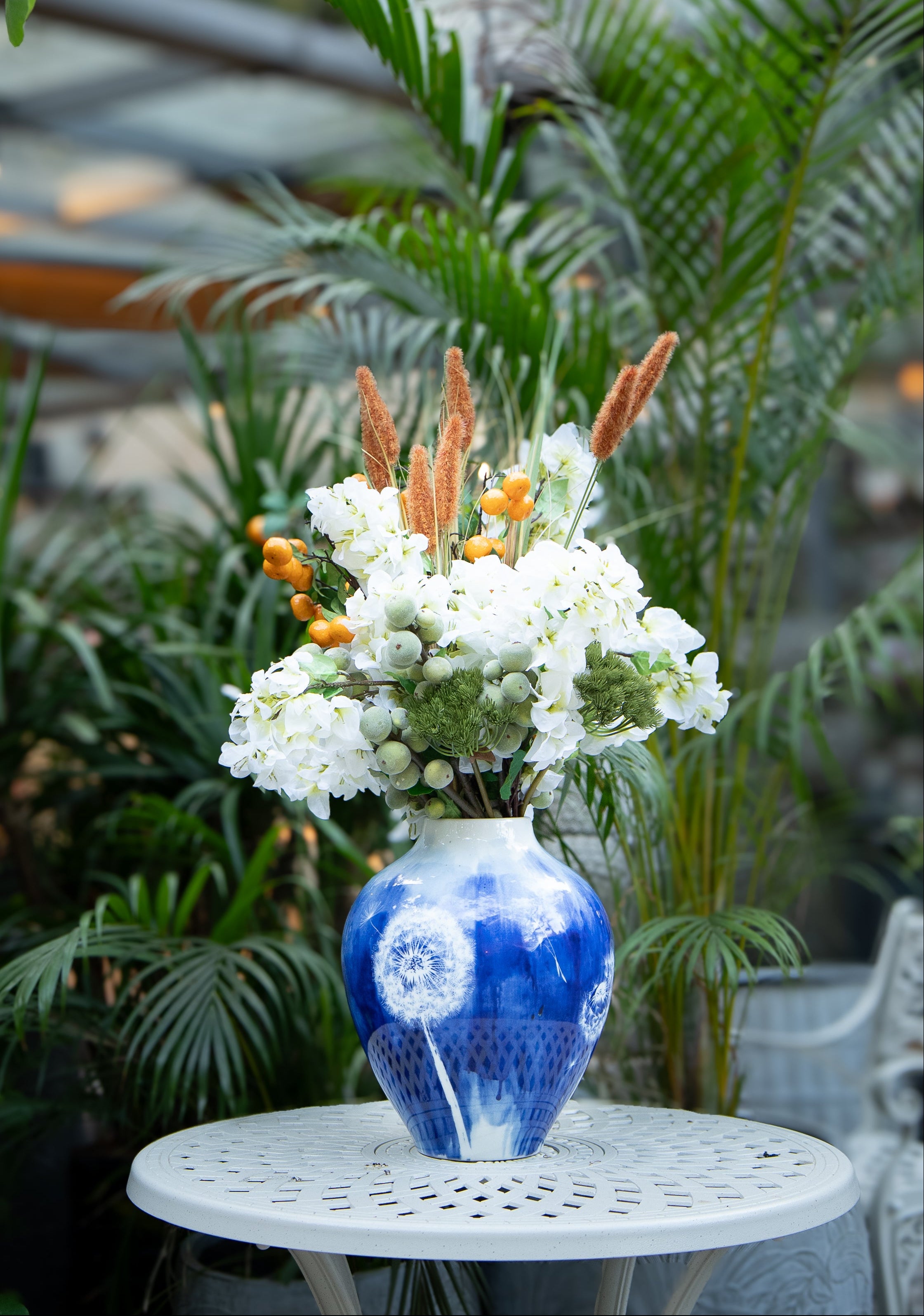 Hand Painted Ceramic Vase